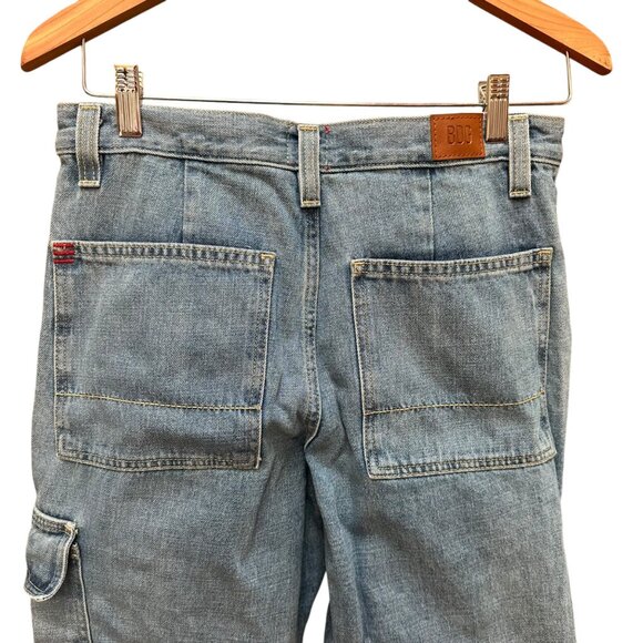 Urban Outfitters BDG Carla Cargo Jogger Jean Light Blue Wash Boho Size 27 - Picture 6 of 11